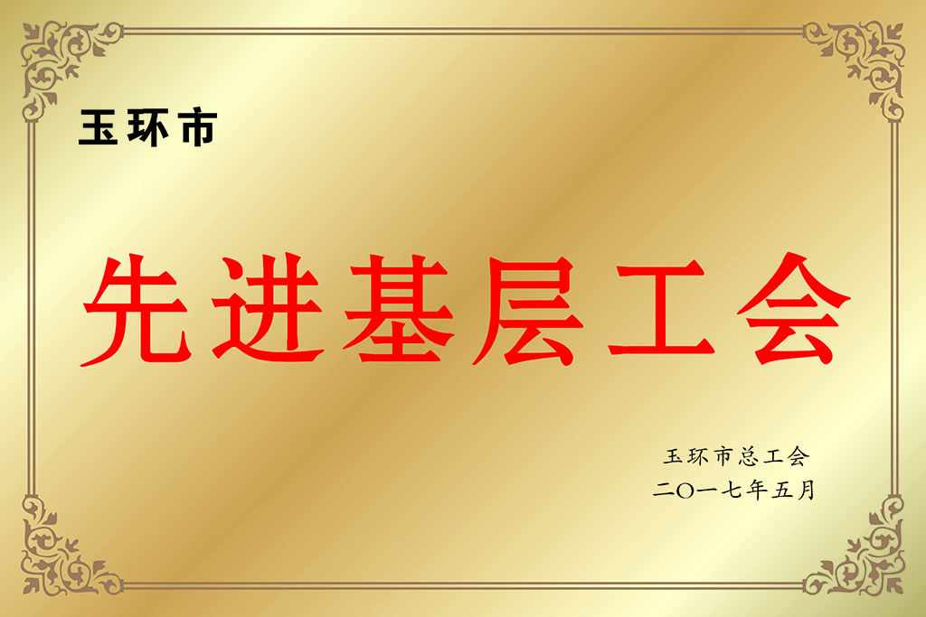 3.玉环市先进基层工会（2017年）